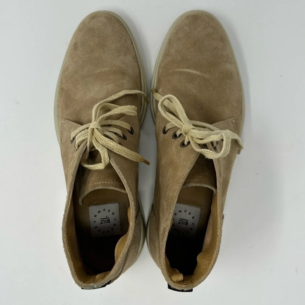 George Brown Bilt Tan Suede Foster Chukka Boots Size 8